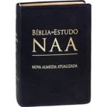Biblia de Estudo NAA couro legitimo
