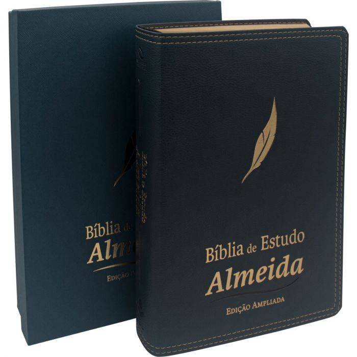 Bíblia de Estudo Almeida Ampliada NAA com caixa